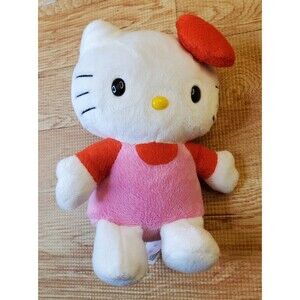 Hello Kitty Sanrio Jakks Pacific Red Pink 7" Plush 2010